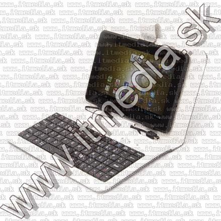 Image of Omega Tablet tok  billentyűzettel (ANGOL) 7col (41835) *Fehér* (IT10813)